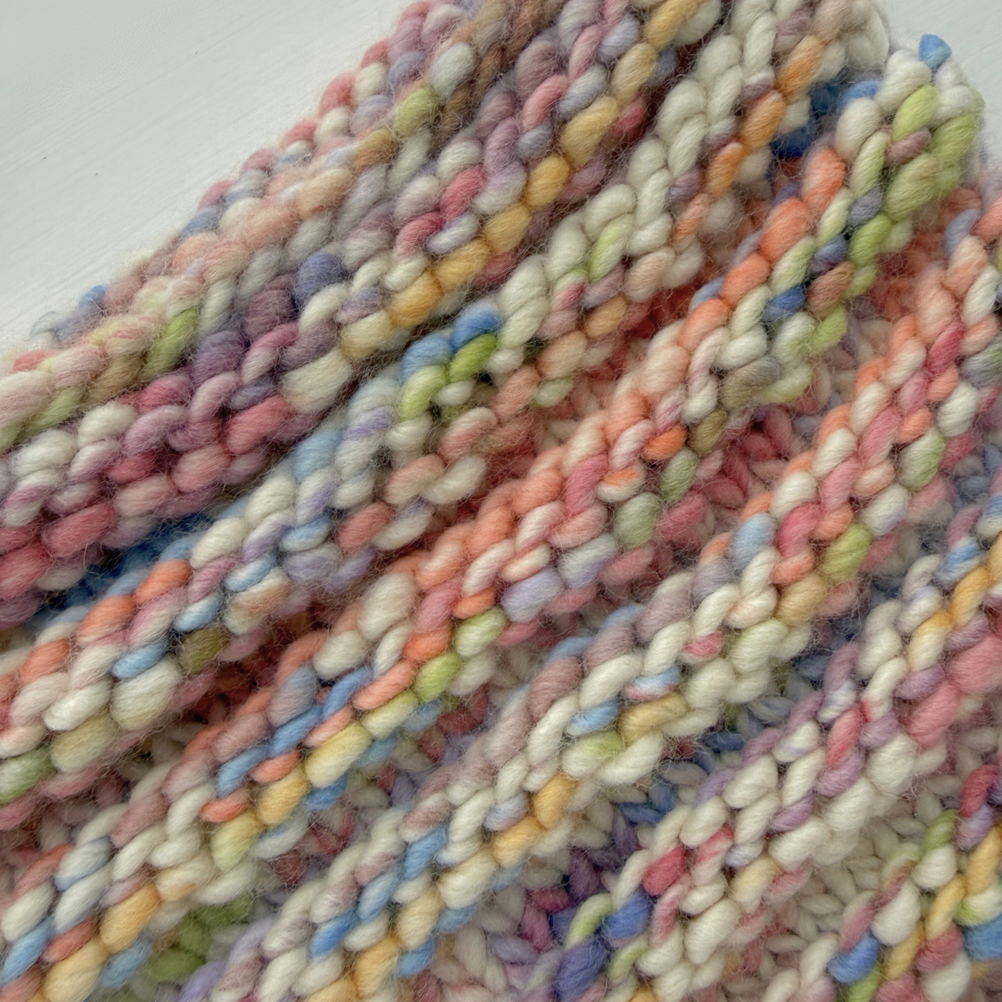 Cuello de lana Arcoíris